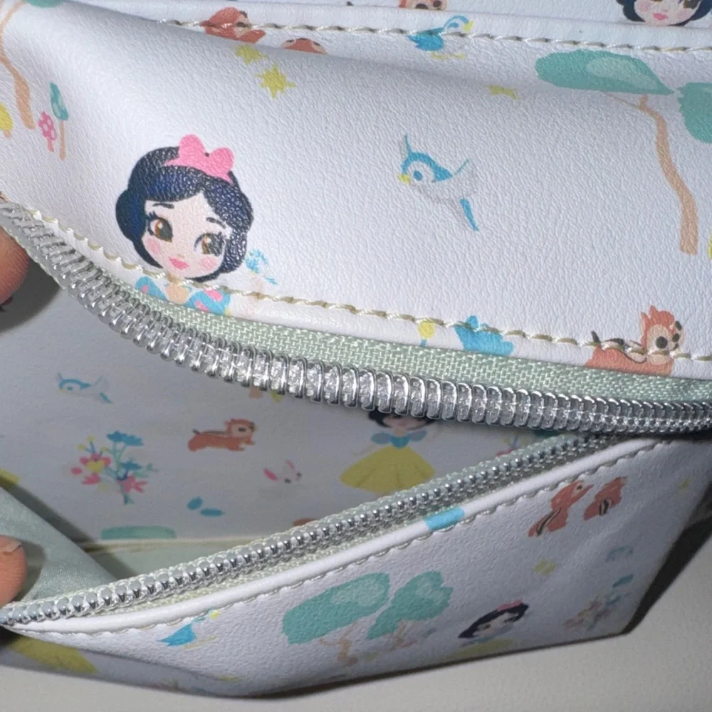 Loungefly Disney Princess Snow White Mini Backpack - White and Mint